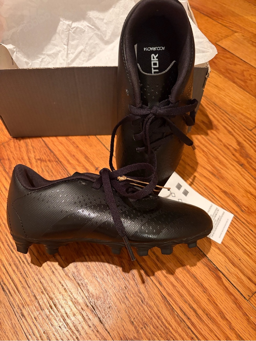 adidas Predator Accuracy Kids Black Soccer Cleats
